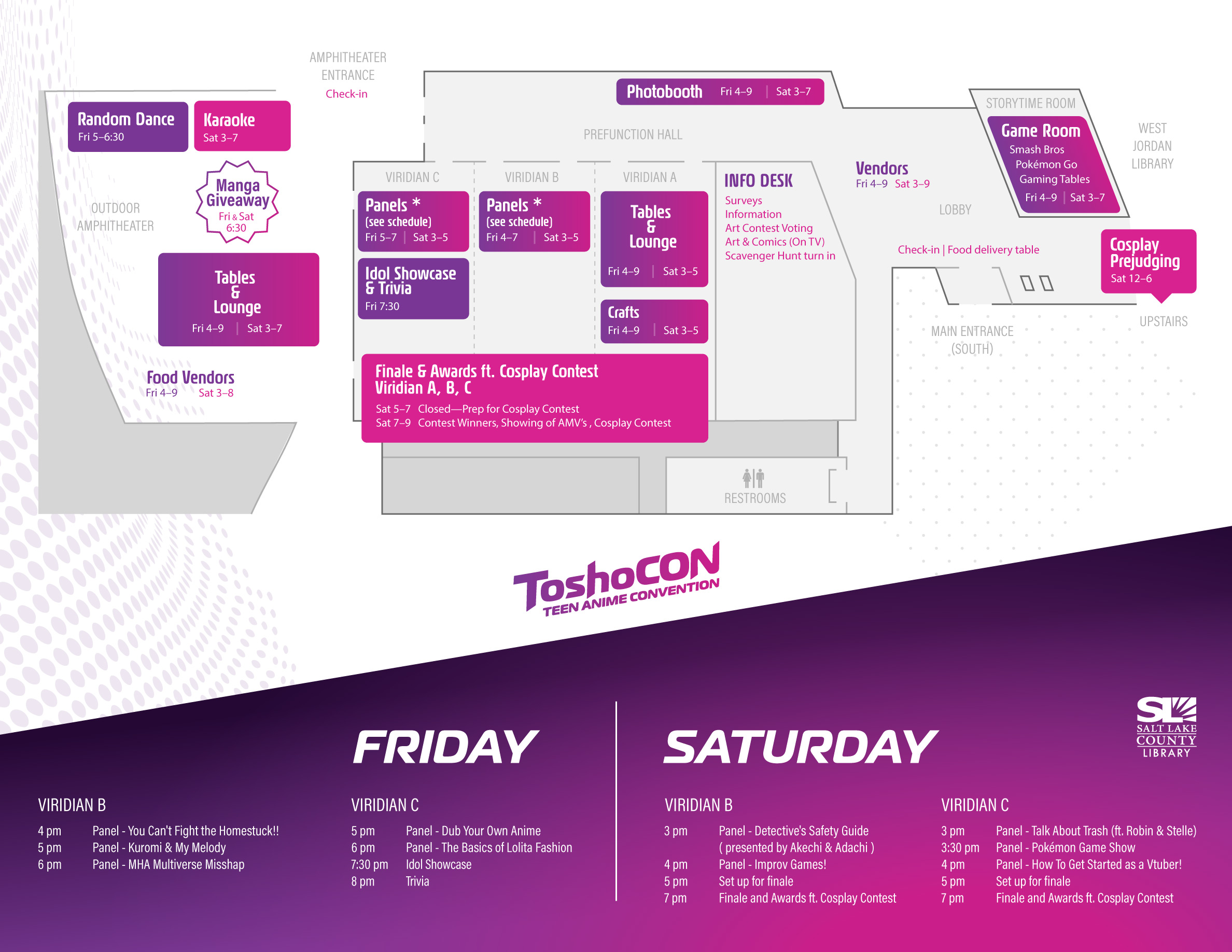 ToshoCON Map 2024