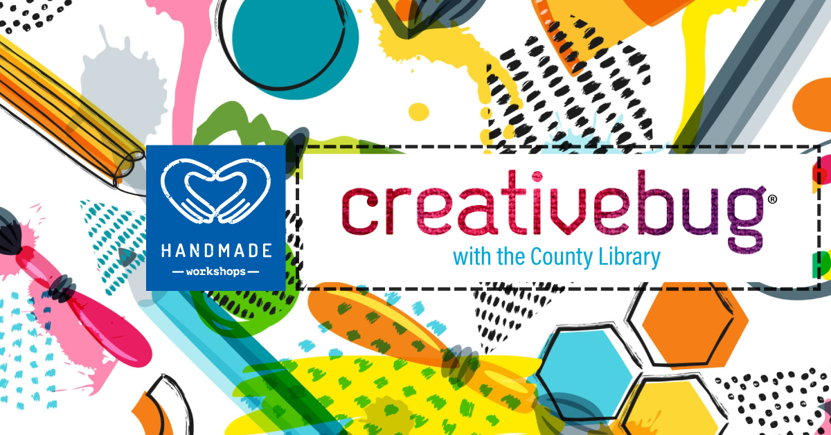 Creativebug at the County Library