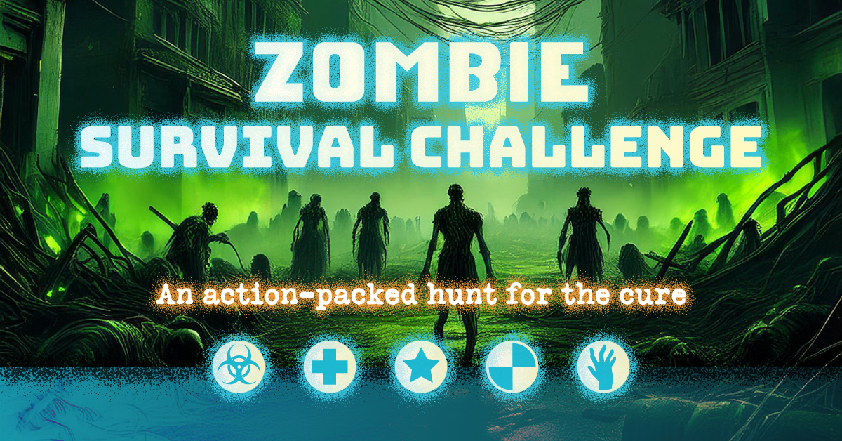 Zombie Survival Challenge at the County Library