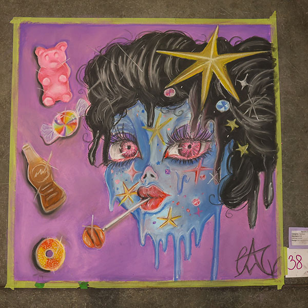 Women with A Star in her Hair